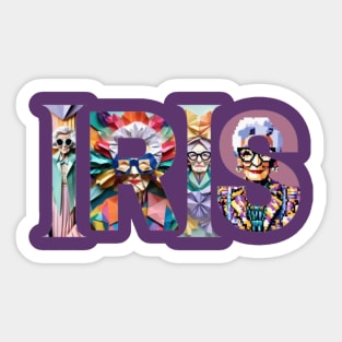 IRIS APFEL FASHION Sticker